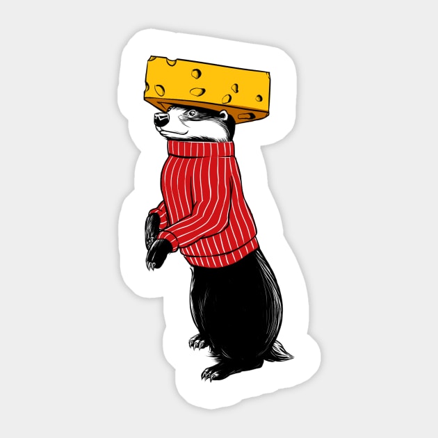 Cheesebadger Sticker by mjheubach